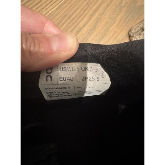 On Cloud Cloudmonster 2 Black Frost Women 8.5 Running Hiking Walking Tech - Picture 12 of 16